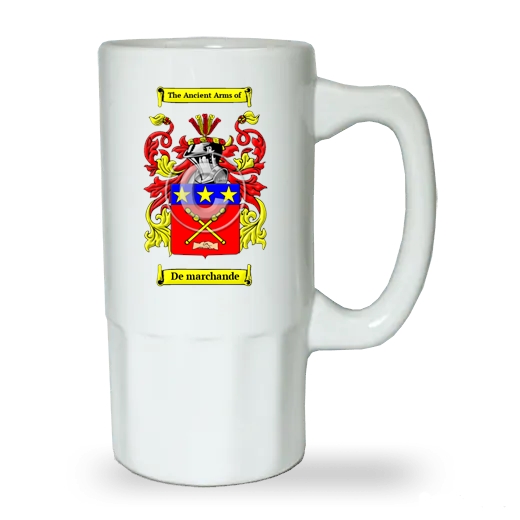 De marchande Ceramic Beer Stein